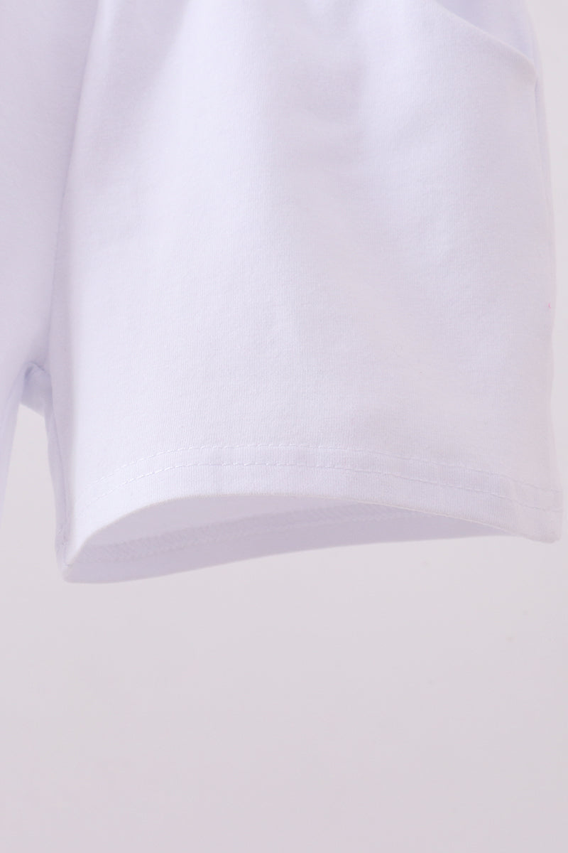 Premium White shorts - Cloudling Kids Clothing