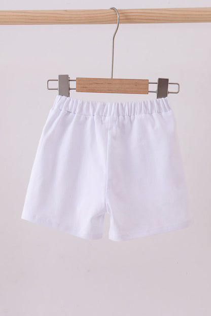 Premium White shorts - Cloudling Kids Clothing