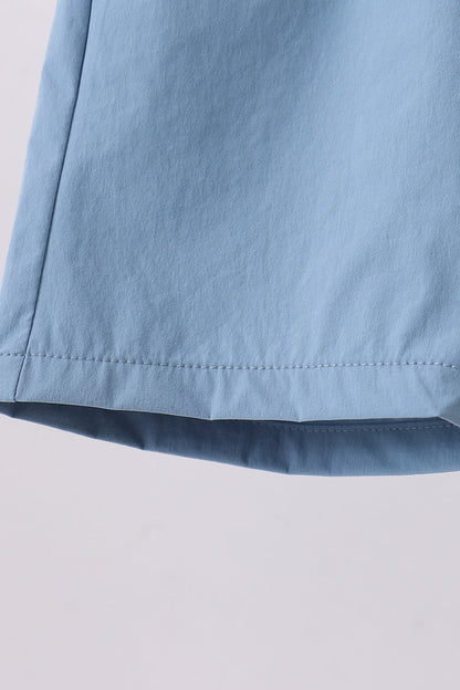 Dusty blue pocket performance shorts - Cloudling Kids Clothing