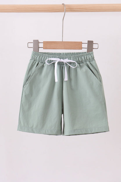 Sage pocket performance shorts - Cloudling Kids Clothing