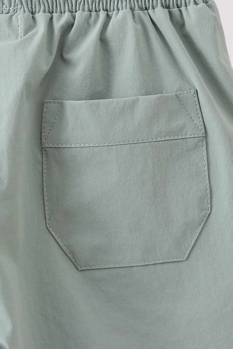 Sage pocket performance shorts - Cloudling Kids Clothing