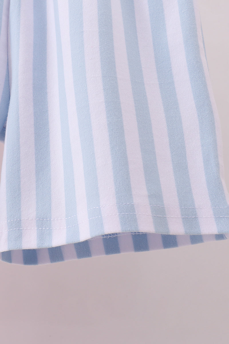 Red baseball shorts set - Cloudling Kids Clothing