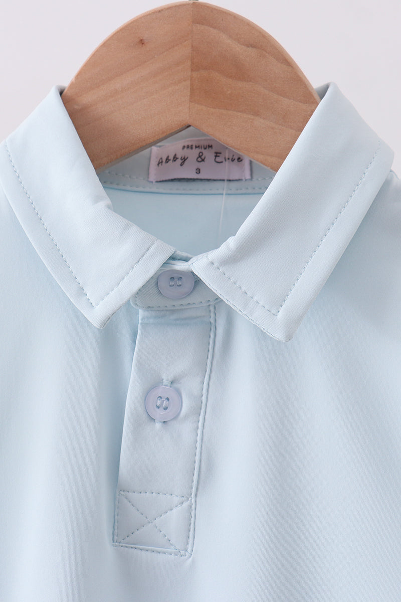 Sky everyday Knit Collared Tank - Cloudling Kids Clothing