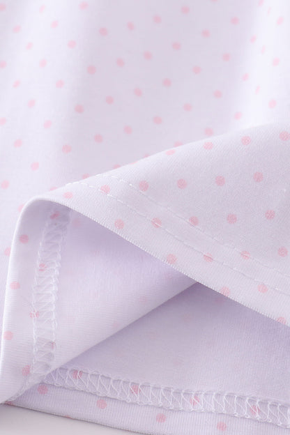 Premium Pink bunny bow dress - Cloudling Kids Clothing