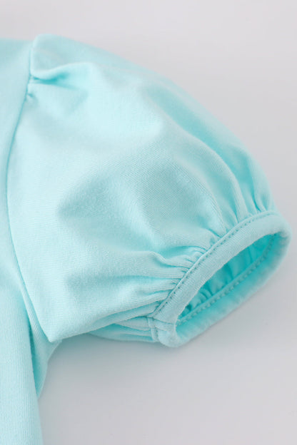 Premium Mint bunny embroidery set - Cloudling Kids Clothing