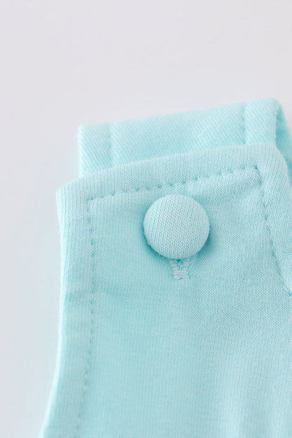 Premium Mint bunny embroidery jonjon - Cloudling Kids Clothing