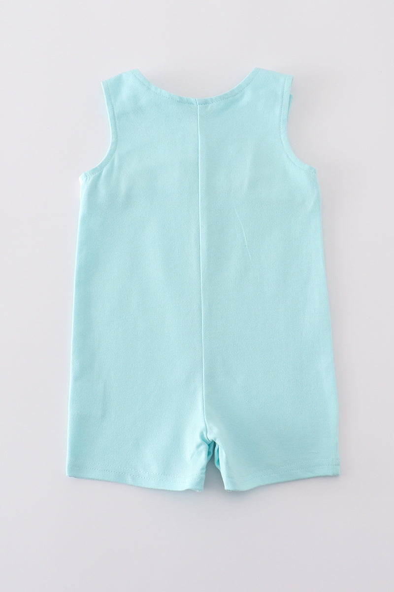 Premium Mint bunny embroidery jonjon - Cloudling Kids Clothing