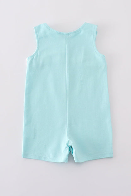 Premium Mint bunny embroidery jonjon - Cloudling Kids Clothing