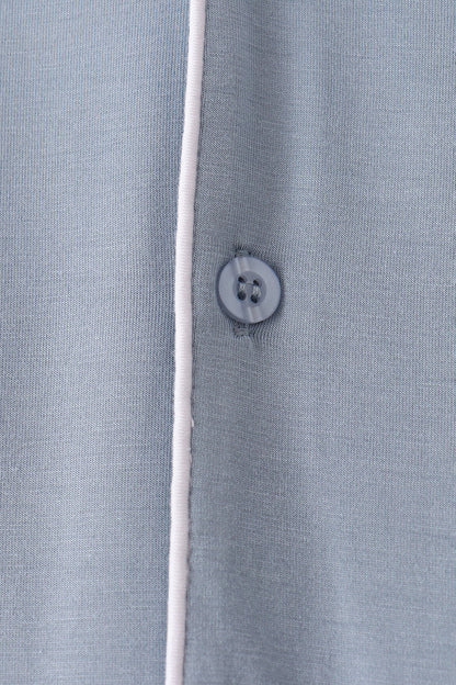 Blue bamboo mom pajama set – view 3