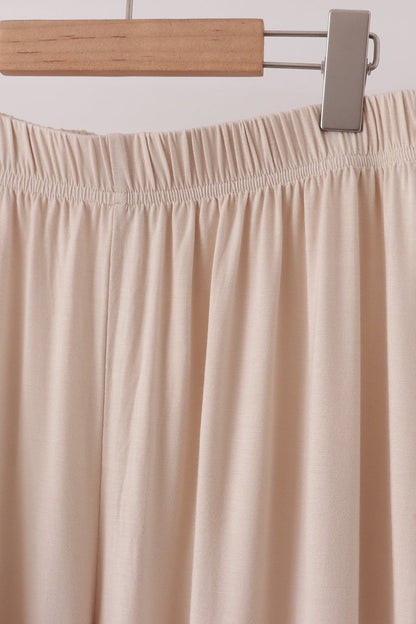Beige bamboo mom pajama set – view 3