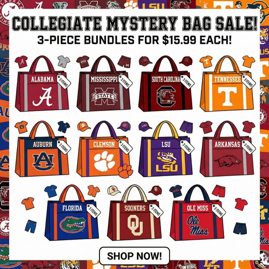 Collegiate Mystery Bag 3 pcs bundle - Cloudling Kids Clothing