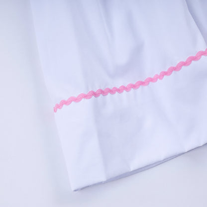 White character ruffle dress