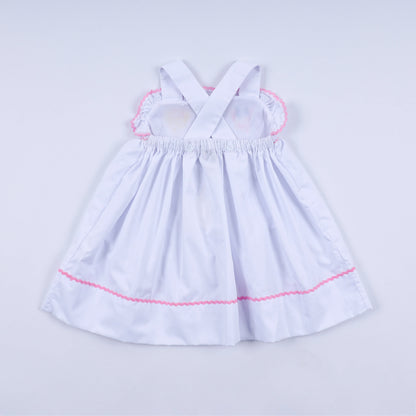 White character ruffle dress