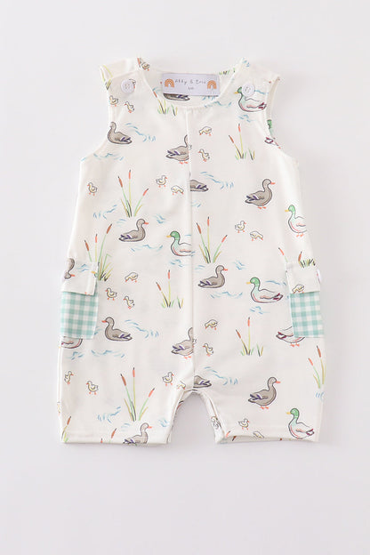Sage Mallard Floral Jon Jon