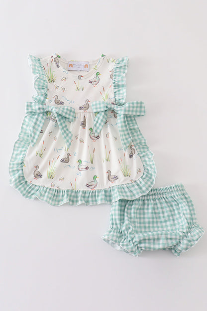 Sage Mallard Bloomer Set