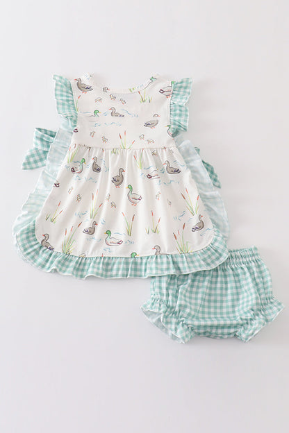 Sage Mallard Bloomer Set