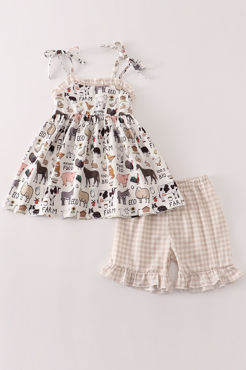 Beige Farm Set