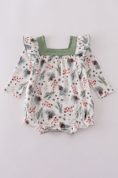Sage ruffle bubble