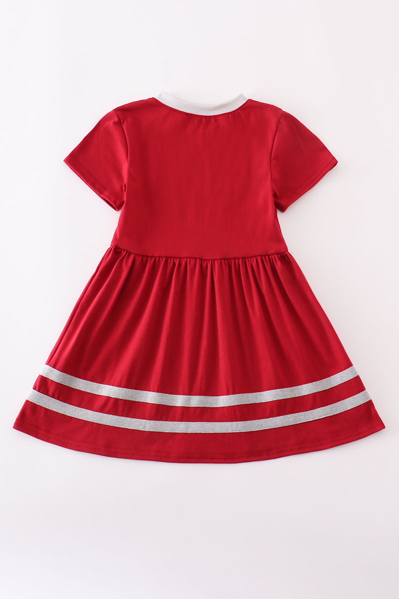 Alabama elephant football applique dress - Cloudling Kids Clothing