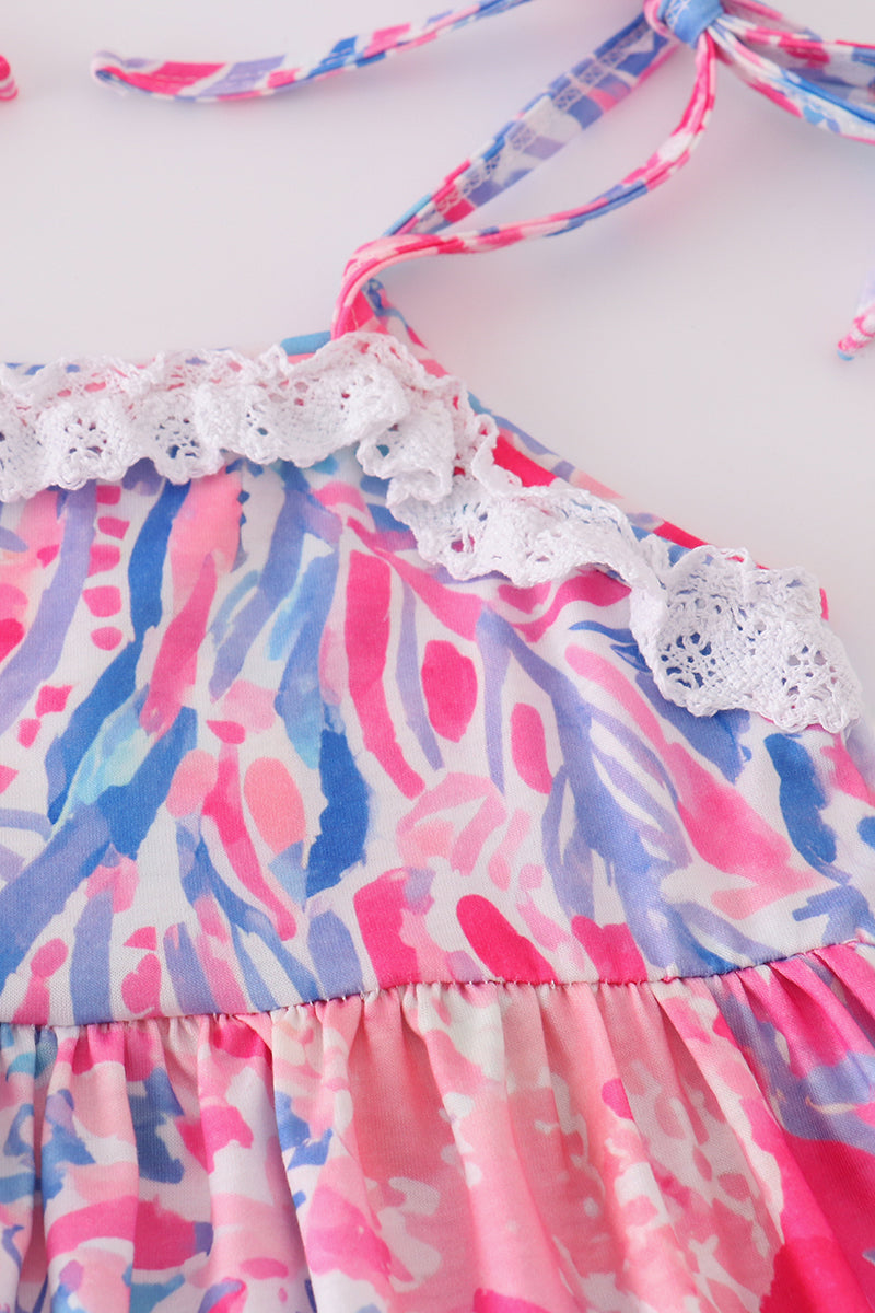 Tropical Sunset Waves set - Cloudling Kids Clothing