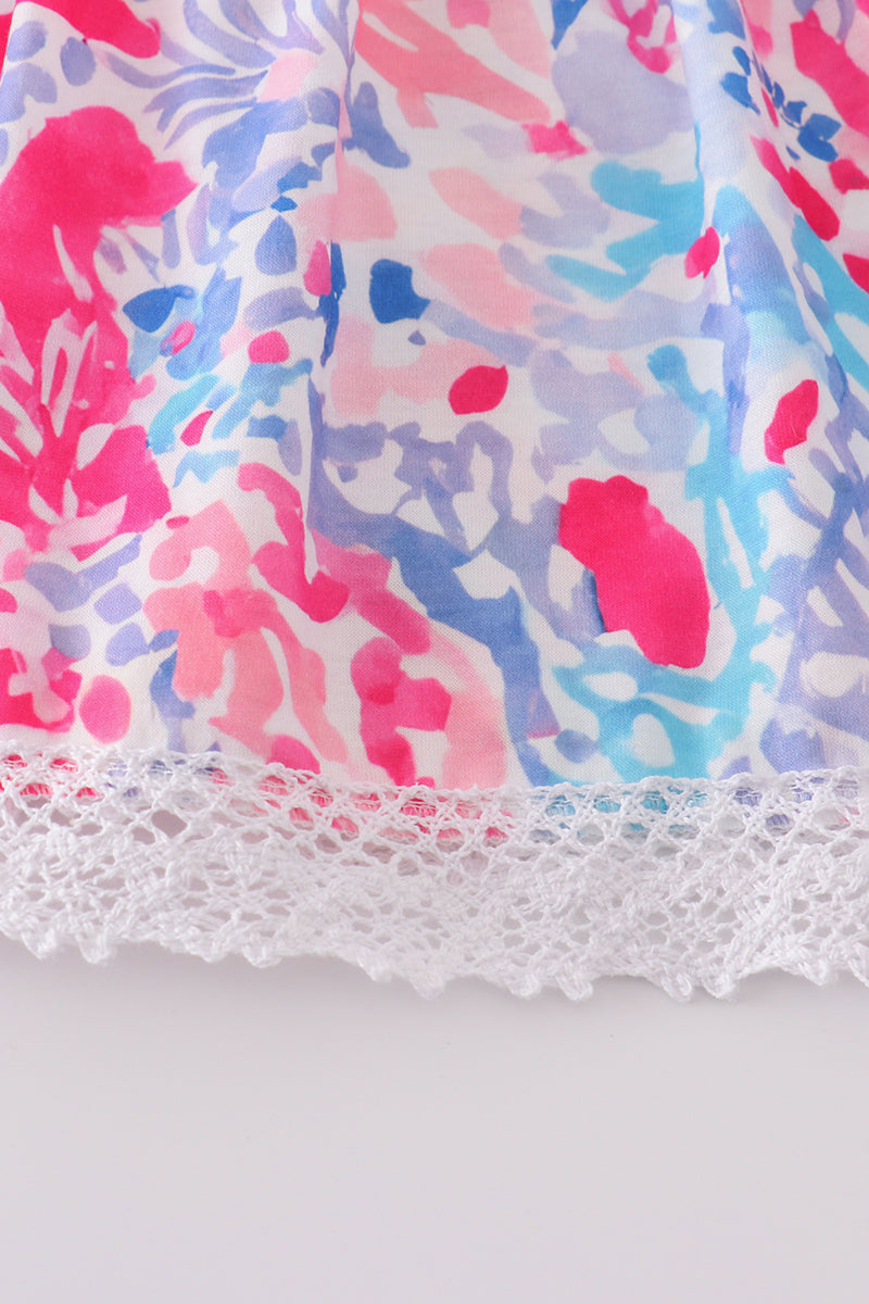 Tropical Sunset Waves set - Cloudling Kids Clothing