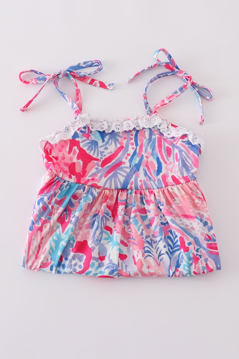 Tropical Sunset Waves set - Cloudling Kids Clothing
