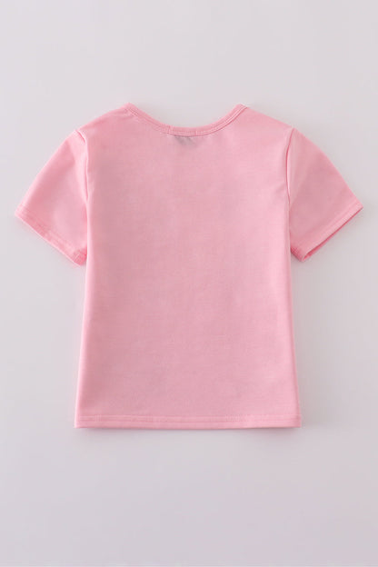 Pink star sequin mom&me top - Cloudling Kids Clothing