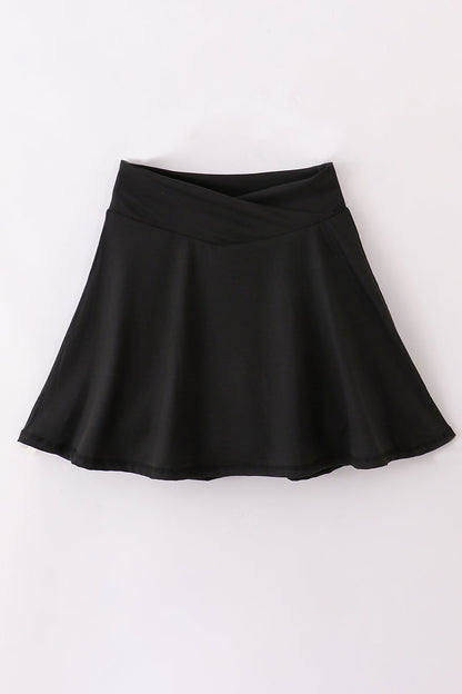 Black mom&me active skorts