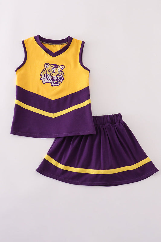 LSU embroidery football skort set