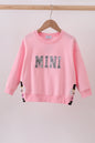 Pink MAMA glitter mom&me top