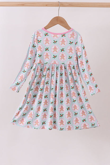 Pink christmas tree bamboo dress