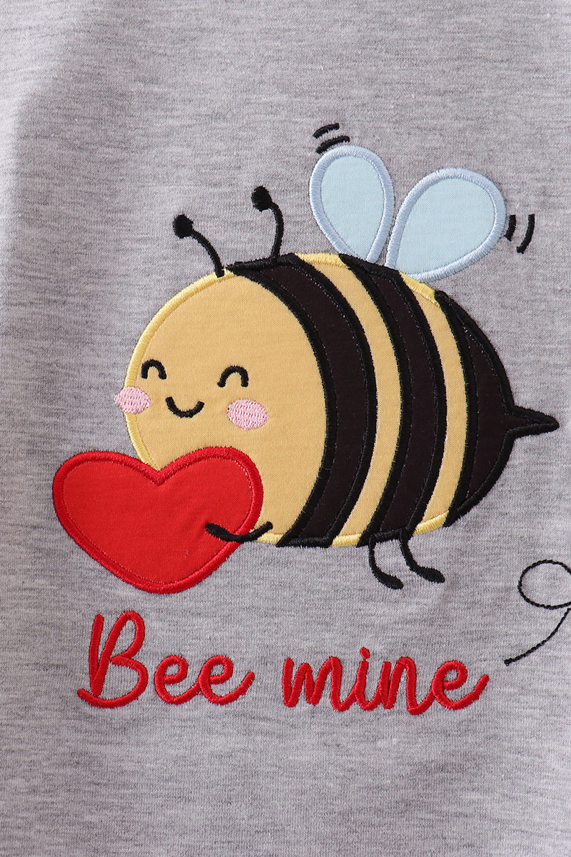 Bee mine applique top
