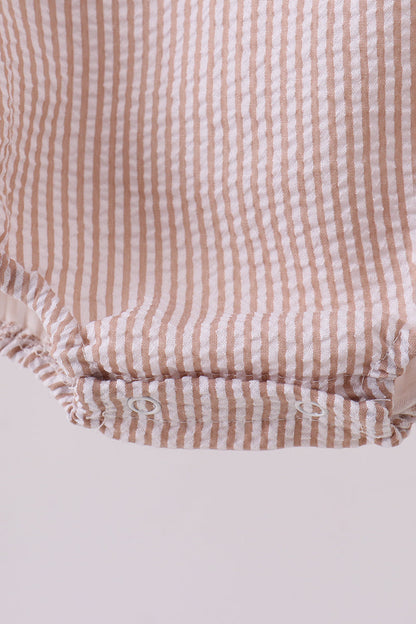 Stripe seersucker Game Day Sports embroidery bubble