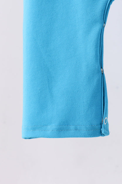 Blue Dr. Seuss smocked romper