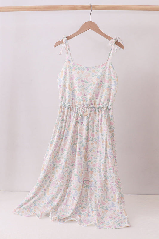 Floral print women dress - Cloudling Kids Clothing