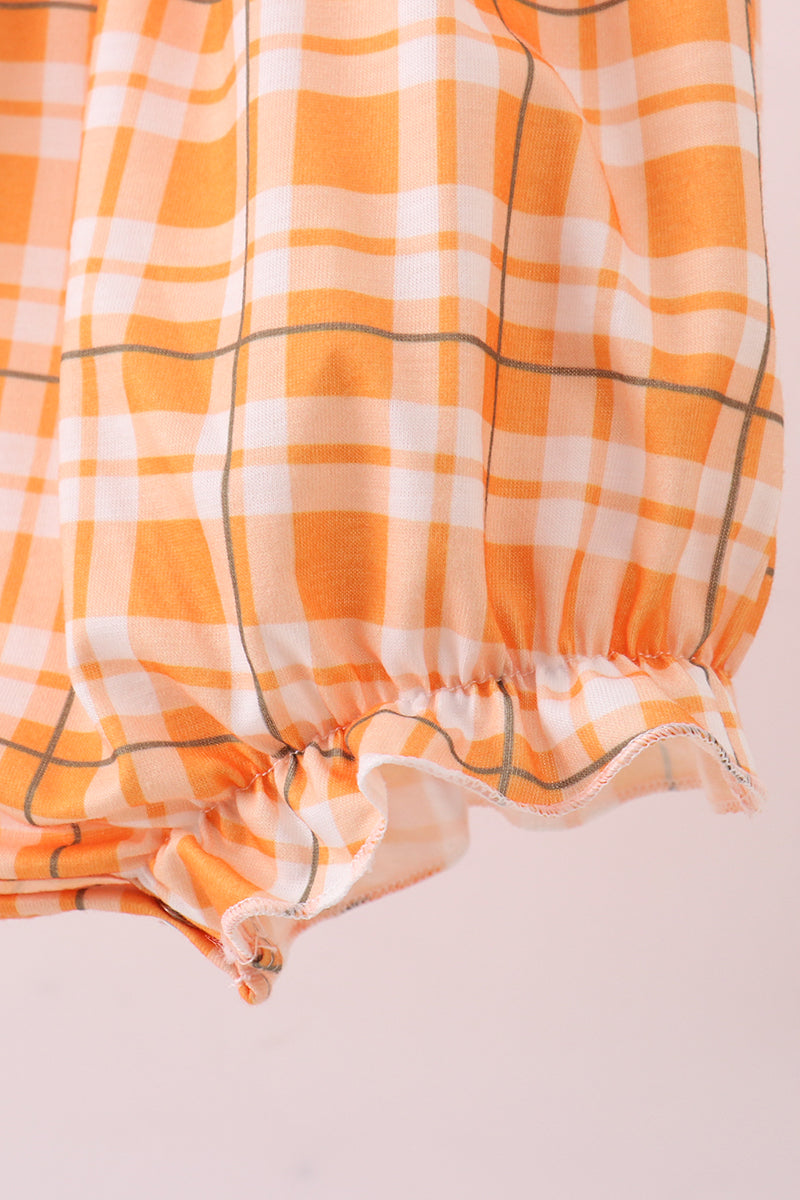Tennessee Go vols smocked ruffle bubble - Cloudling Kids Clothing