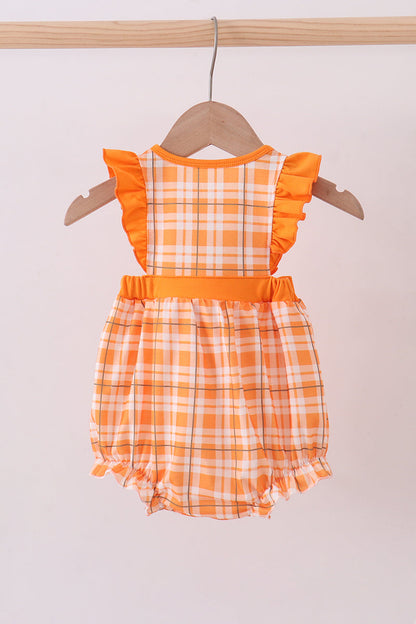 Tennessee Go vols smocked ruffle bubble - Cloudling Kids Clothing