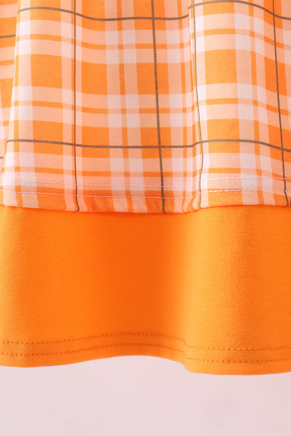 Tennessee Go vols smocked plaid dress - Cloudling Kids Clothing
