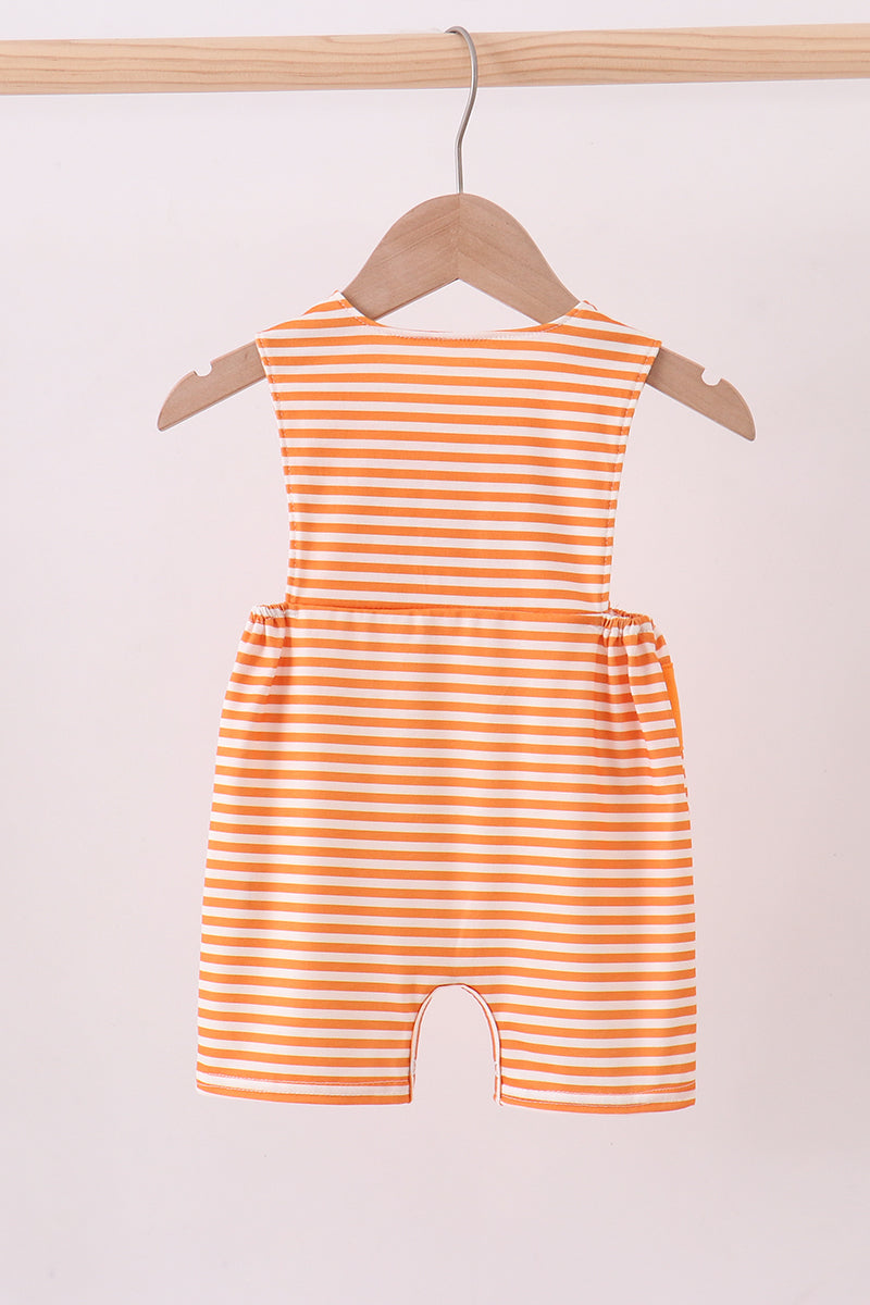 Tennessee Go vols smocked stripe jonjon - Cloudling Kids Clothing