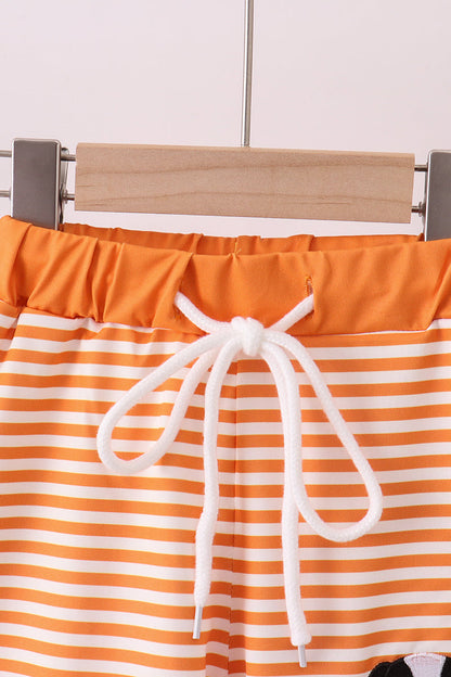 Tennessee Go vols embroidery stripe trunks - Cloudling Kids Clothing