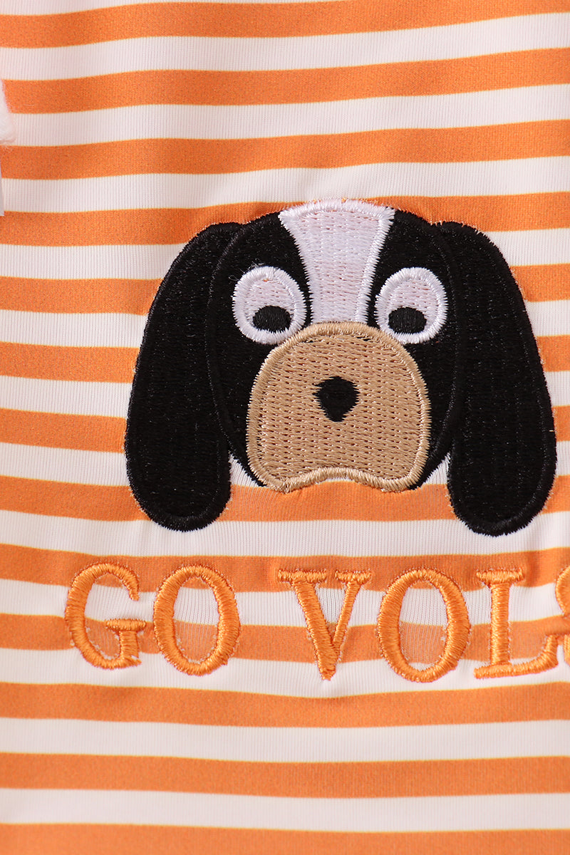 Tennessee Go vols embroidery stripe trunks - Cloudling Kids Clothing
