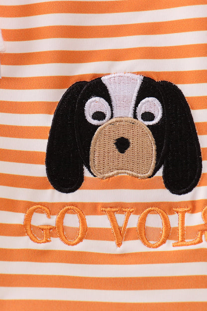 Tennessee Go vols embroidery stripe trunks - Cloudling Kids Clothing