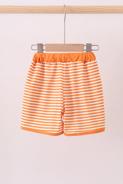 Tennessee Go vols embroidery stripe trunks - Cloudling Kids Clothing