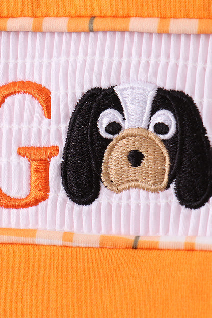Tennessee Go vols smocked shorts set - Cloudling Kids Clothing