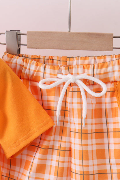 Tennessee Go vols smocked shorts set - Cloudling Kids Clothing