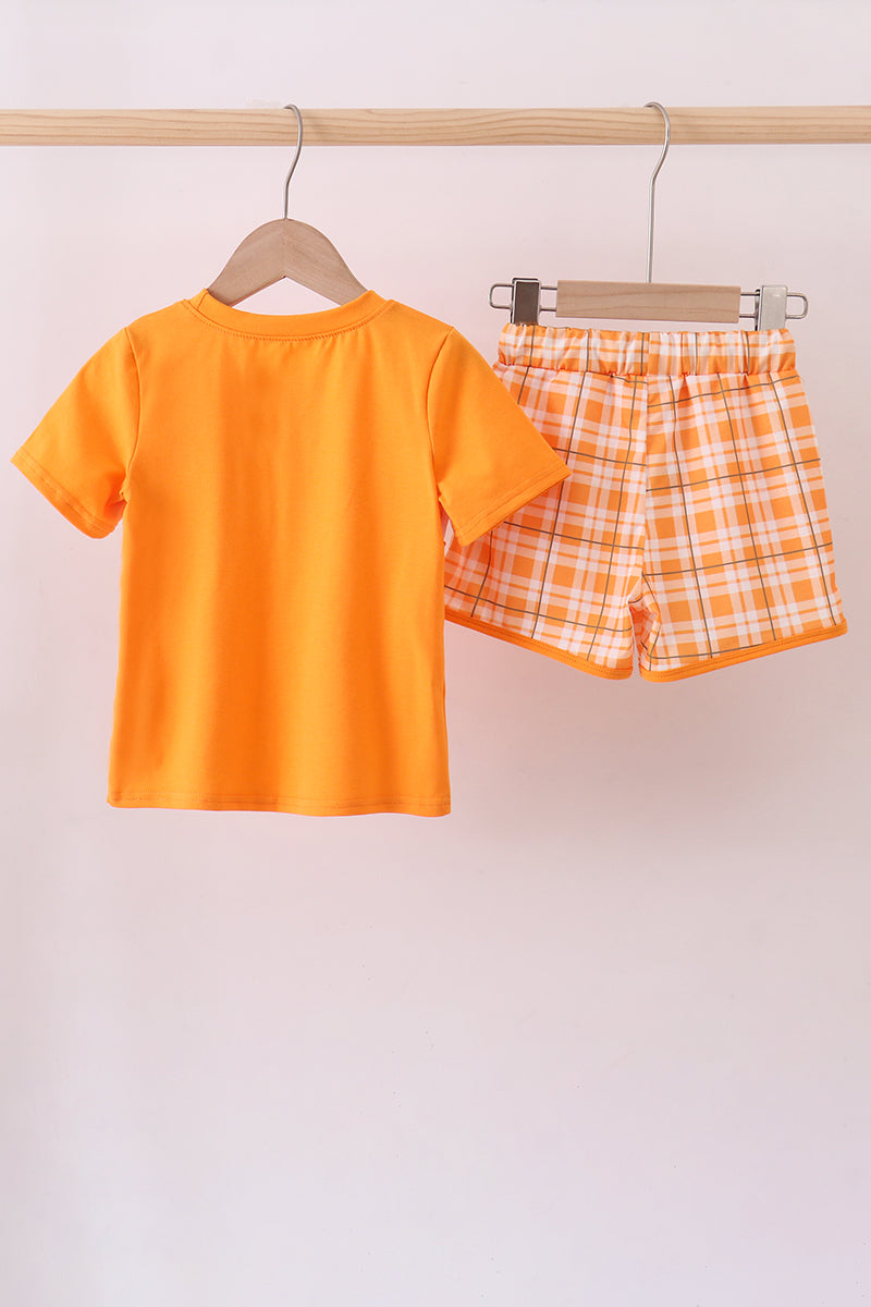 Tennessee Go vols smocked shorts set - Cloudling Kids Clothing