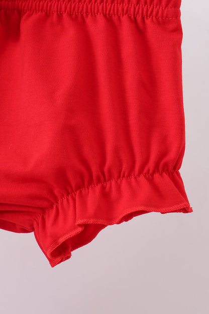 Ole Miss applique bloomer set - Cloudling Kids Clothing