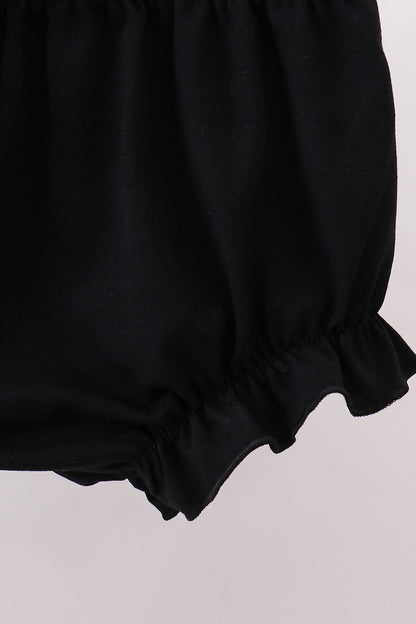 Leopard butterfly smocked ruffle bloomer set - Cloudling Kids Clothing