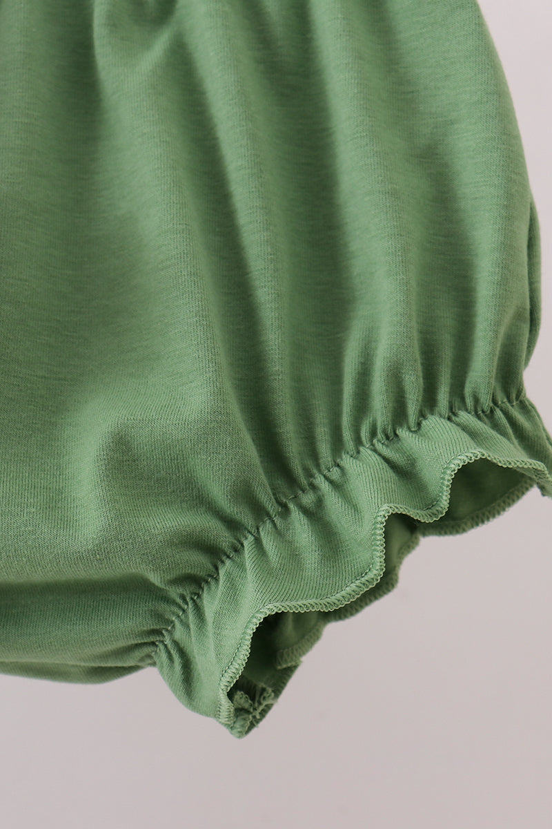 Camouflage smocked bow bloomer set - Cloudling Kids Clothing