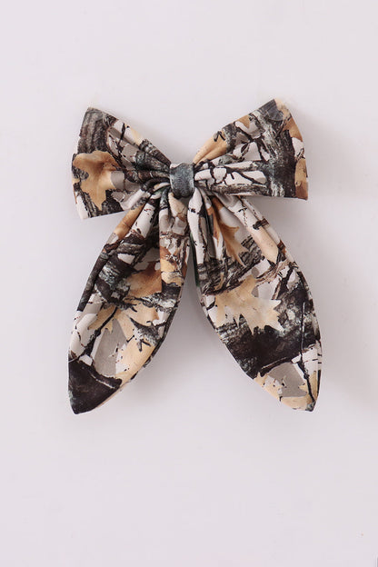 Camouflage sailor hair bow - Cloudling Kids Clothing